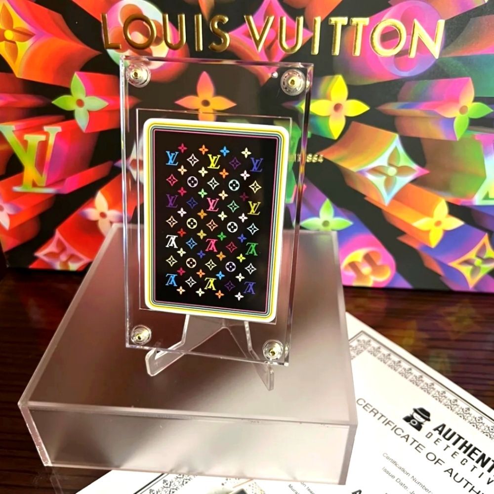 A LOUIS VUITTON x Takashi MURAKAMI NOIR Ace Of Spades S/S 2003 Playing Card